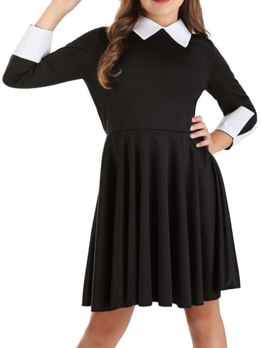 Wednesday Addams Or Witch Dress Girls Halloween Costume Size Medium